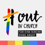 Die Initiative #outinchurch fordert eine Anerkennung nicht-heterosexueller Menschen in der Kirche.